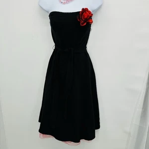 Vintage Y2K Ruby Rox Midikleid asymmetrisch Tüll Fairycore Whimsigoth Gr. 5 - Bild 1 von 12