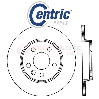 Centric C-TEK Disc Brake Rotor for 1996-2003 Volkswagen EuroVan 2.4L 2.5L db Foto 1 de 4