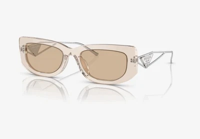 Gafas de sol para mujer PRADA PR 14YS 19M4I2 cristal beige marrón claro 53 mm Foto 1 de 4