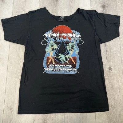 Volcom Graphic Altered T-Shirt Embrace the Strange Men’s Large Black - Image 1 of 4