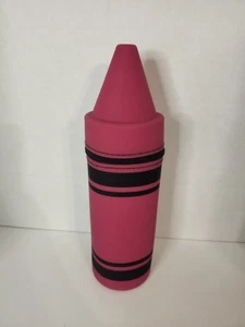 Crayon Shape Rubber Pencil Pouch - Red NEW  - Picture 1 of 6