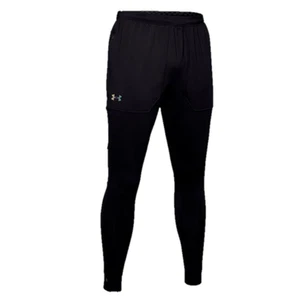 Under Armour Men's Joggers UA RUSH Fitted Black Track Pants - New - Picture 1 of 3