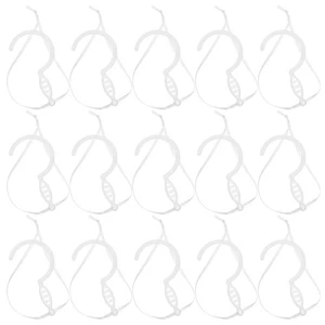Ganchos para mosquitera de plástico 50 un.: clips colgantes de cortina blancos para cama de bebé - Imagen 1 de 20