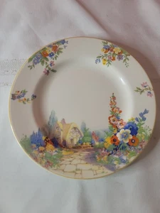 OLD ENGLAND GARDENS DESSERTTELLER Antik Landhaus Blume 7" - Bild 1 von 3
