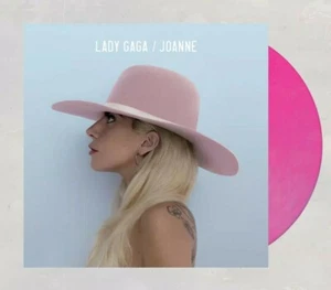 LADY GAGA - JOANNE FLUORESCENT PINK VINYL 12" LP LIMITED EDITION RARE CHROMATICA - Foto 1 di 3