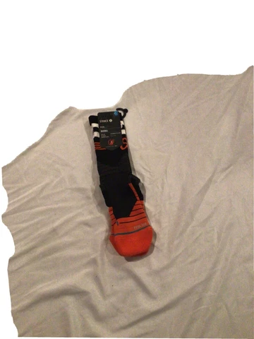 STANCE Baltimore Orioles MLB Diamond Pro Crew Socks Size Large 9-12 Black Orange Cover
