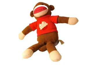 Dan Dee Plush Sock Monkey Original Pink Shirt Red Cupcake 16" Stuffed Animal - Bild 1 von 5