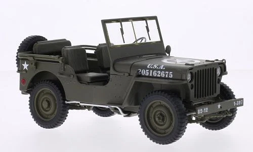Welly - 1:18 Jeep Willys US Army Open Top 1942 Military Green - Image 1 of 1