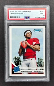 2019 Panini Donruss #302 Kyler Murray RC (Cardinals)   PSA 9 MINT   ROOKIE!  (B) - Picture 1 of 2