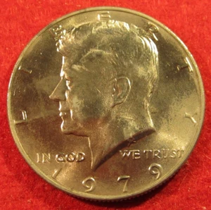 1979 (P) Philadelphia Kennedy Clad Half Dollar - Uncirculated - Picture 1 of 3