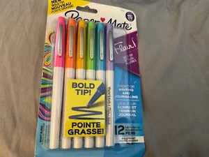 Papermate Flair 12 ct felt tip pens Bold point - Picture 1 of 1