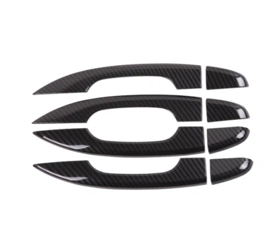 Manijas de puerta laterales de fibra de carbono para Honda Accord 2018-2022 cubierta decoración 8 piezas Foto 1 de 4