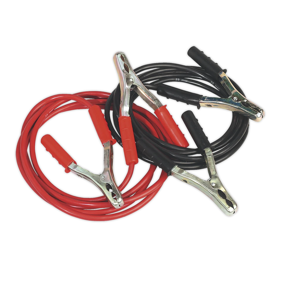 Sealey Booster Cables 25mm_ x 3.5m Copper 600A - BC/25/3.5 - Image 1 of 1