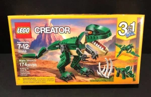 LEGO Creator Mighty Dinosaurs 31058 Giocattolo da Costruzione Pterodattilo, Triceratopo, T Rex - Foto 1 di 2