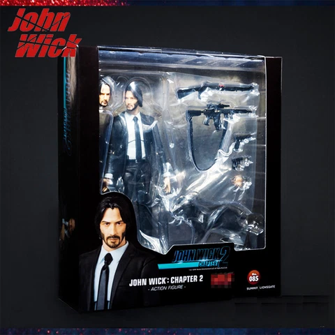 New Mafex No. 085 John Wick Chapter 2 Pvc Toys Action Figure In Box Toy Gift hot Cover