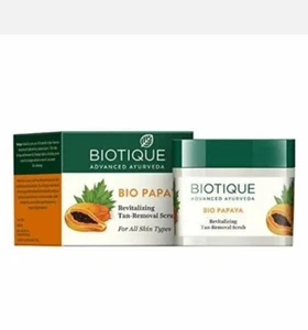 Biotique Bio Papaya Revitalizing Tan Removal Scrub (75 gm) USA SELLER EXP: 01/25 - Picture 1 of 1