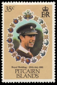 PITCAIRN ISLAND 207 - Prince Charles and Lady Diana Royal Wedding (pa48598) - Picture 1 of 1