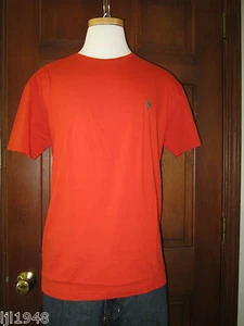 Polo Ralph Lauren Orange T-Shirt Polo Pony M L XL NWT - Picture 1 of 1