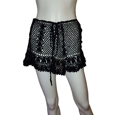 Vintage Anna Kosturova Crochet Swim Skirt Cover Up - Image 1 of 4