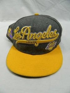 LOS ANGELES LAKERS NBA SNAPBACK HAT CAP NEW ERA HARDWOOD CLASSICS - Picture 1 of 7