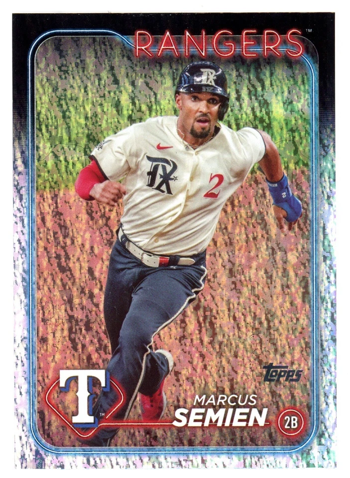 2024 TOPPS COMPLETE SET FOILBOARD MARCUS SEMIEN 10/265 TEXAS RANGERS - Image 1 of 1