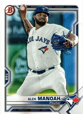 Alek Manoah Toronto Blue Jays 2021 Bowman Prospect - Image 1 of 2