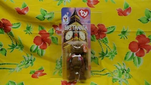 Juguete de peluche TY McDONALD Teenie Beanie Babies 1999 The Bear Britannia de colección nuevo en paquete - Imagen 1 de 5