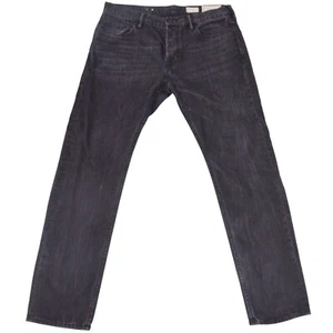 AllSaints Mens Jeans Slim Fit 33 Grey Denim Button Fly 100% Cotton - Picture 1 of 11