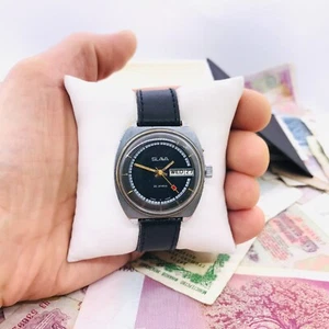 ⚙️ Rare Slava Classic USSR 1980 Soviet Wristwatch Wrist Watch 2428 Service 🛠 - Picture 1 of 13