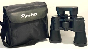 PANKOO BINOCULARS WITH LENS COVERS, CLEANERS & INSTRUCTIONS IN CARRY CASE - Picture 1 of 6