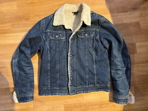 Diesel Jeansjacke Mit Teddyfell Gr. M - Bild 1 von 7