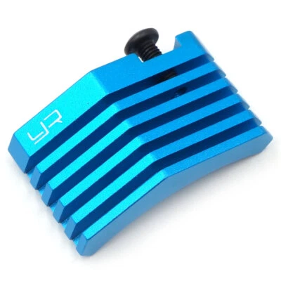NEW Yeah Racing TAMC-032BU Aluminum Motor Side Heat Sink: Tamiya M07 Blue - Image 1 of 2