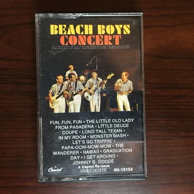 Beach Boys Concert Cassette 1994 Capitol Records Reissue tape play tested - Image 1 of 4