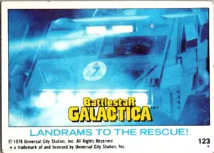 1978 Topps Battlestar Galactica #123 Landrams to the Rescue! Kostenloser Versand! - Bild 1 von 2