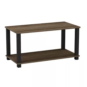 Sandra 2 Tier Coffee Table Side Table With Shelf TV Stand Minimalist Style 83cm - Picture 1 of 20