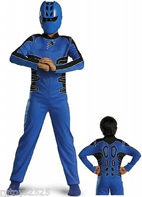 Disfraz Power Rangers Jungle Fury Azul Ranger Niño 10-12 Nuevo Grande Estándar Foto 1 de 2