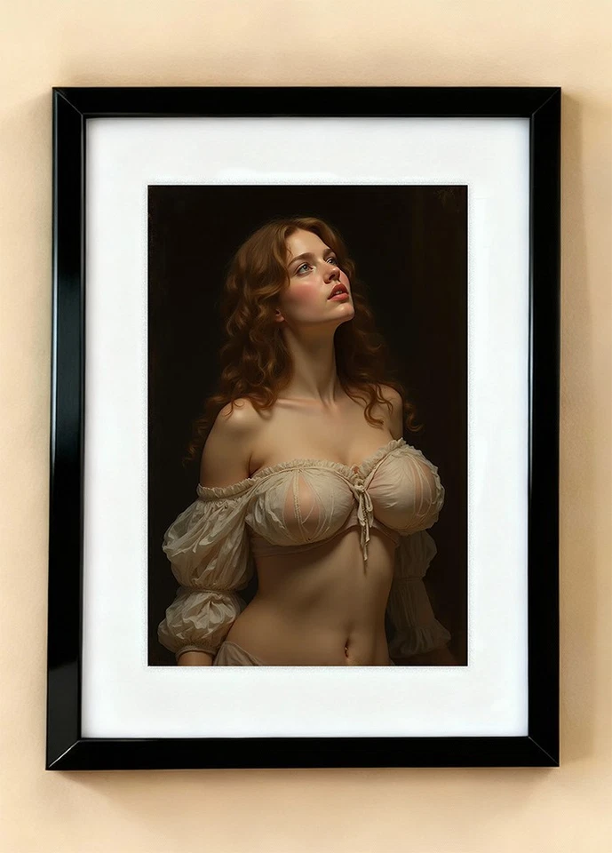 Frau Malerei Gemälde Öl Bild Erotik Kunstdruck - Limitierte Auflage - Bild 1 von 1