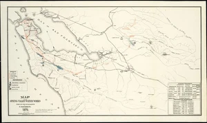 1876 'Map of the Spring Valley Water Works' San Francisco Bay Area - Picture 1 of 1