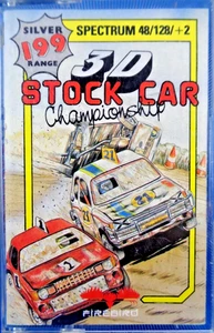 SINCLAIR ZX SPECTRUM -- 3D STOCK CAR CHAMPIONSHIP (FIREBIRD) - Picture 1 of 2