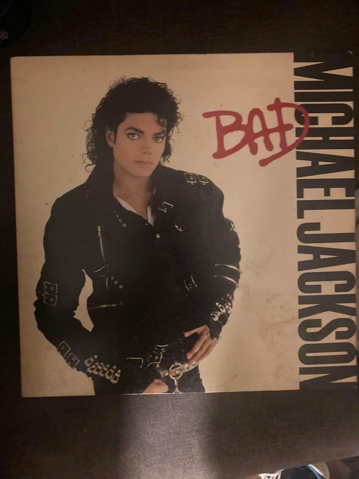 Michael Jackson Bad LP Vinyl Epic OE 40600 VG+ - Image 1 of 1
