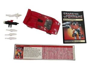 Vintage G1 Transformers Sideswipe Complete - Picture 1 of 13