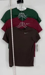 Nike Boys Multicolor Dri-Fit Short Sleeve Pullover T-Shirt Size Small Lot Of 3 - Picture 1 of 10