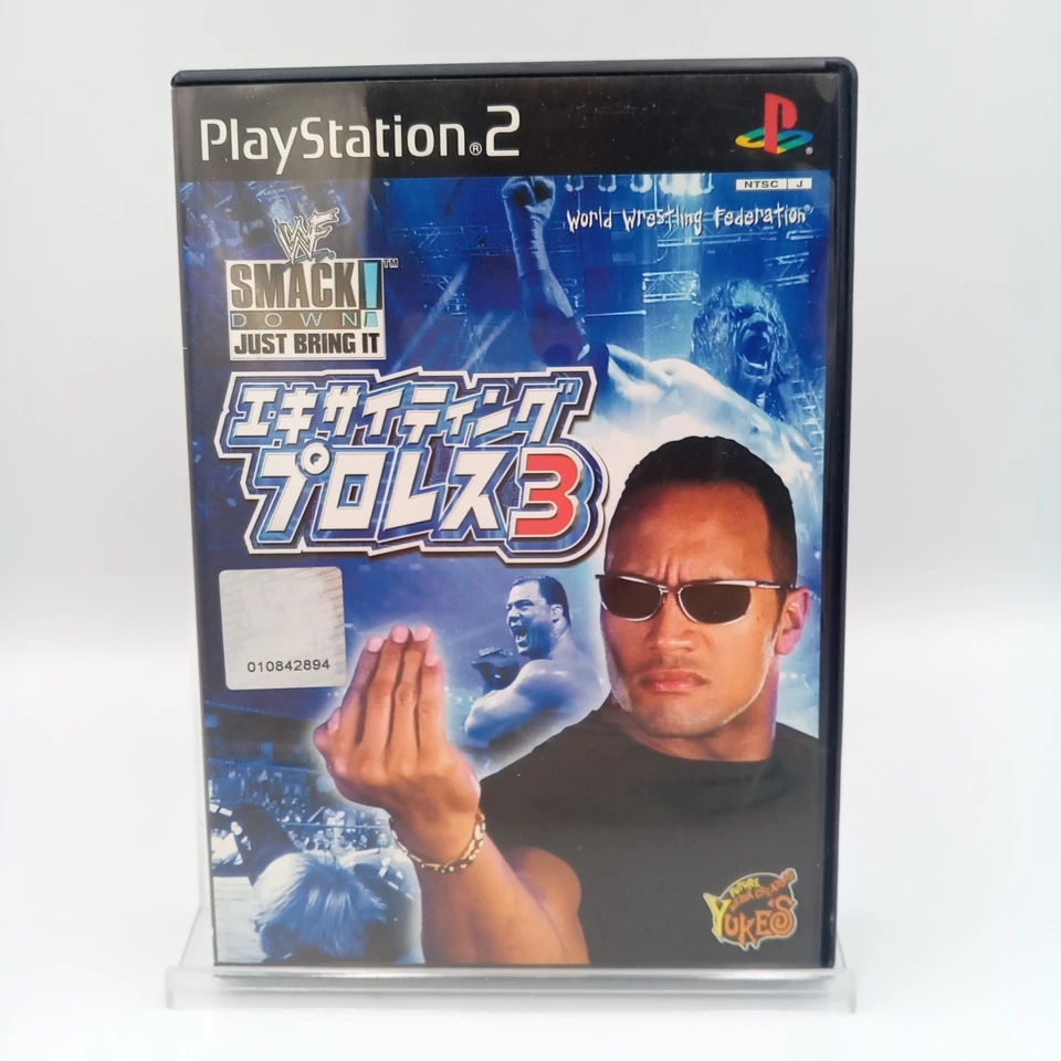 WWE SmackDown Just Bring It PS2 PlayStation 2 Original Japanese CIB Complete - Image 1 of 4