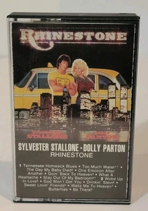Rhinestone 1984 Cassette Tape Sylvester Stallone And Dolly Parton - Picture 1 of 4