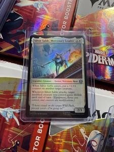 Magic the Gathering Silver Sable, Mercenary Leader Foil, - 0013 - NM - Picture 1 of 2