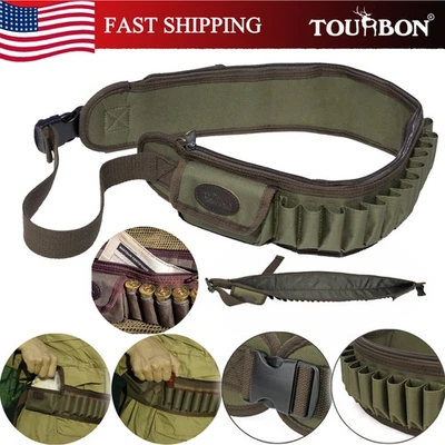 Bolsa de munición Tourbon 12GA cinturón campo de caza escopeta cartuchos bolsa-oferta especial Foto 1 de 4