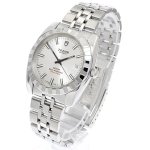 Tudor 21010 Classic Date Men's Wristwatches Silver Stainless steel Automatic - Picture 1 of 6