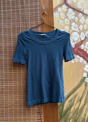 Top Wolford ajustado elástico mezcla de algodón en azul verdoso talla XS Foto 1 de 4