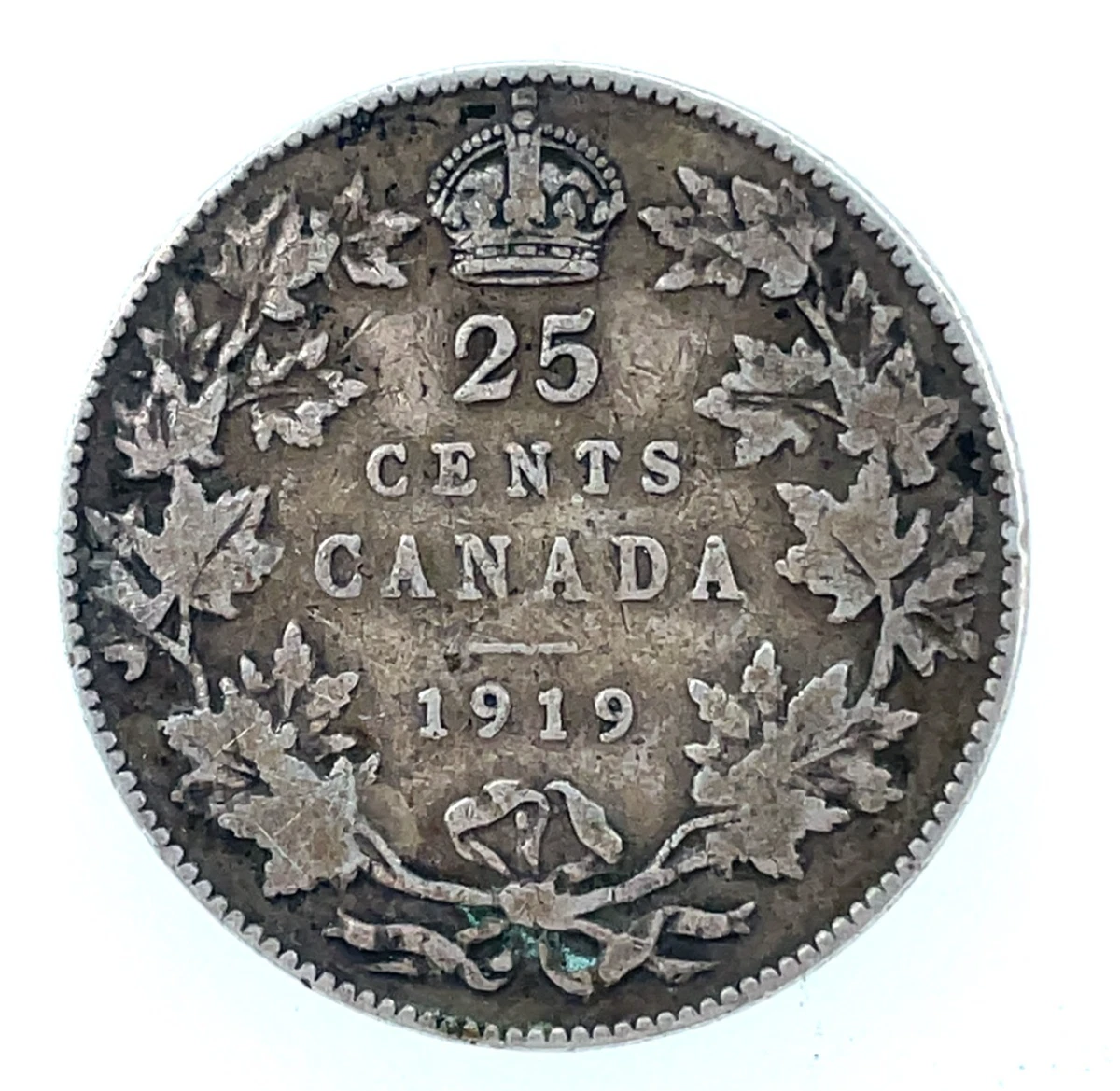 (稀少)カナダ連邦　ジョージ5世　25セント銀貨　1919 稀少)カナダ連邦 ジョージ5世 25セント銀貨 1919 - メルカリ