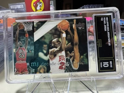 1994 UD UPPER DECK RARE AIR MICHAEL JORDAN #84 GMA 10 GEM MINT  CHICAGO BULLS - Image 1 of 2